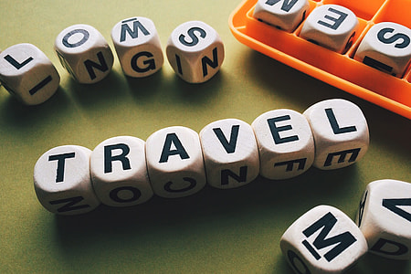 Travel letters and word thumbnail