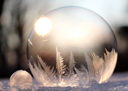 white feather glass globe thumbnail