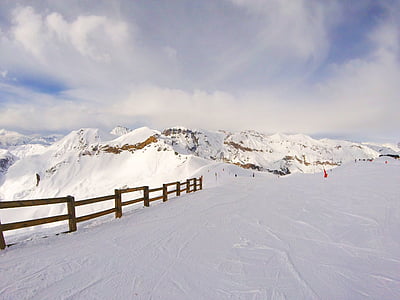 snow covered on mountain during daytime thumbnail