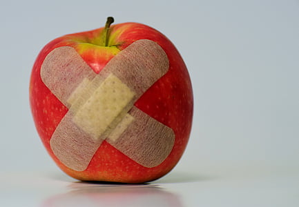 honeycrisp apple with band aid thumbnail