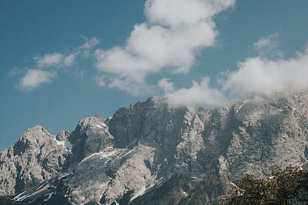 Rocky Mountain Under Blue and White Sky thumbnail