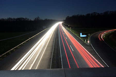 road time lapse photo thumbnail
