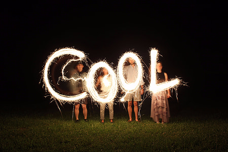 four person with firecrackers thumbnail