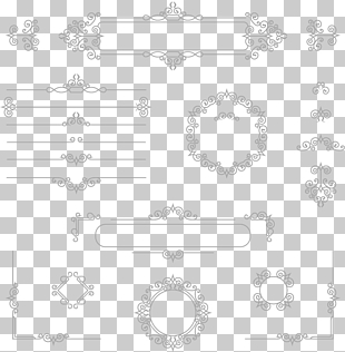 Euclidean , Line border texture, assorted frame outlines PNG clipart