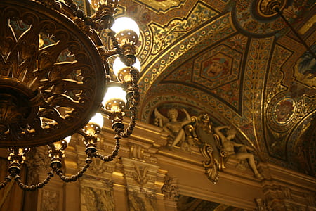 brown candlelight chandelier thumbnail