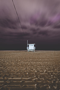 white outpost on open field thumbnail