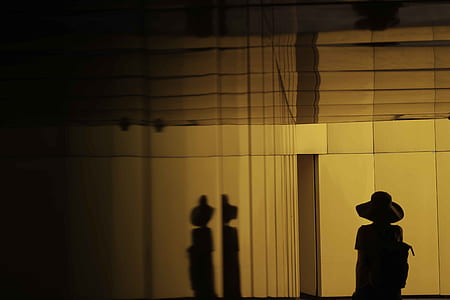 silhouette of person on hallway thumbnail