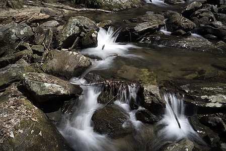 Silky Rapids cascading in Chattahoochee Oconee National Forest, Georgia thumbnail