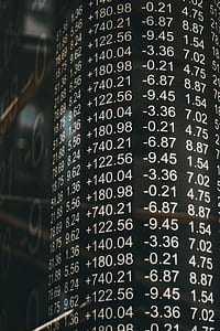 closeup photo of numbers on black background thumbnail