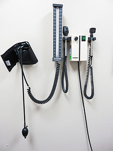 black stethoscope on white surface thumbnail