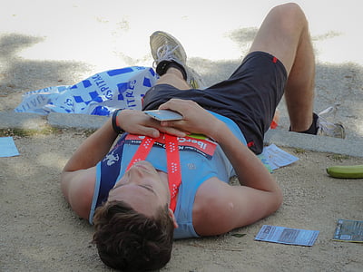 man lying on land thumbnail