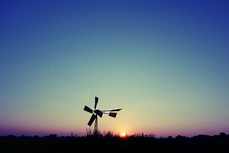 windmill under golden hour thumbnail