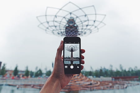 city, landscape, hand, camera thumbnail