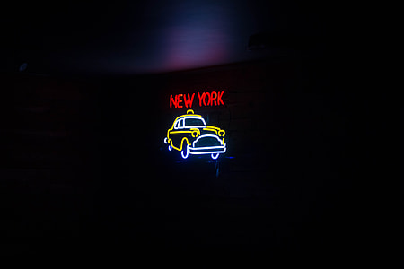 new york taxi neon signage thumbnail