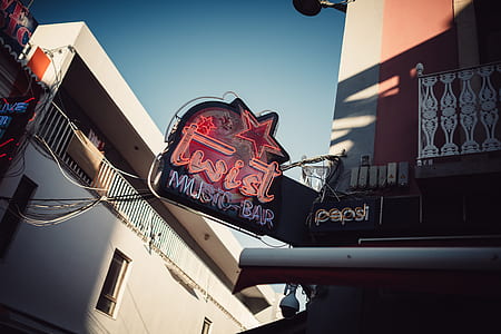 red and white neon signage thumbnail