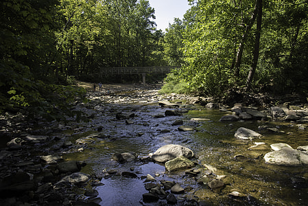 Landscape of the Gorge trail at Cayuhoga Valley National Park, Ohio thumbnail