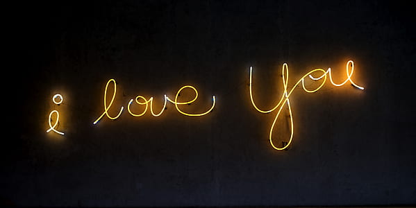 i love you LED light sign thumbnail