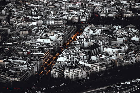 selective color photography of city buildings thumbnail