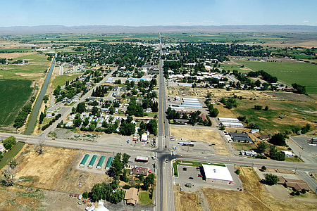 Aerial View of Gooding, Idaho thumbnail