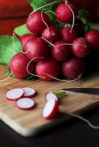 red sliced vegetables on table thumbnail