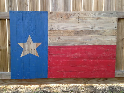 wooden Texas flag decor thumbnail
