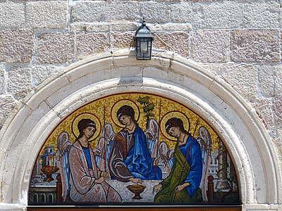 cathedral decor and black sconce thumbnail