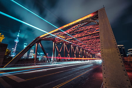 timelapse photography of vehicles thumbnail