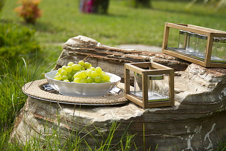 green grapes on plate thumbnail
