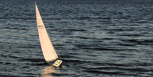 white sailboat on ocean during daytime thumbnail