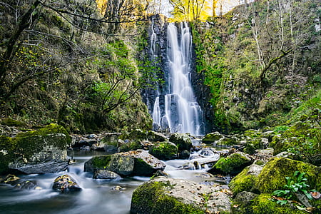 waterfalls during day time thumbnail