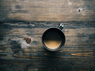 photo of filled black teacup thumbnail