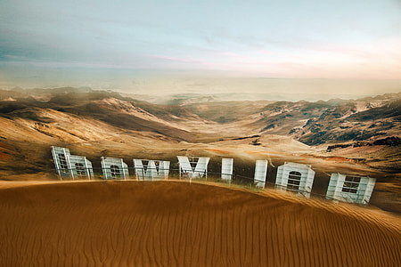 high-angle photography of sandd thumbnail