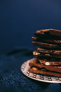 Close up a nut chocolate bar thumbnail