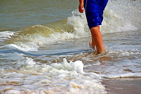 person walking on body of water thumbnail