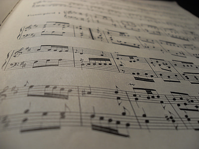 white and black music sheet thumbnail