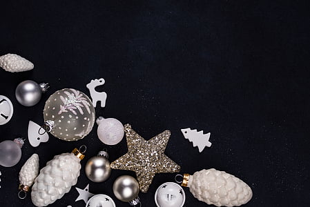 assorted-color Christmas decors thumbnail