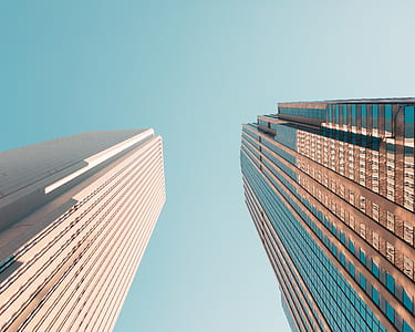 eyeworm view of skyscrapers during daytime thumbnail