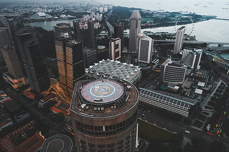 aerial photography of concrete city buildings during daytime thumbnail