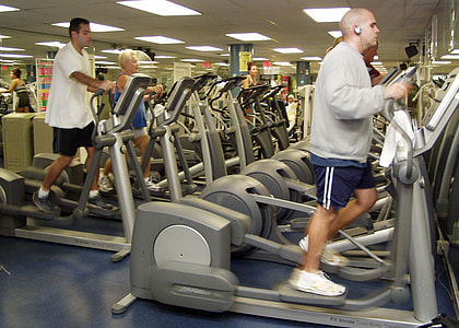 people exercising on elliptical trainers thumbnail