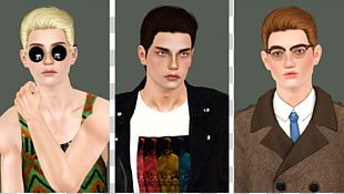 The Sims 4 The Sims 3 Long Hair Cazy Sims Png Clipart Free