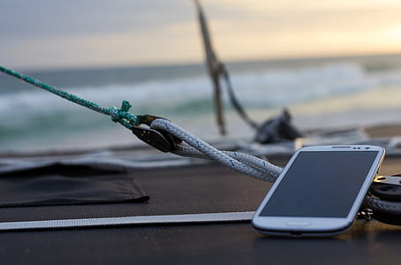 sea, beach, water, smartphone thumbnail