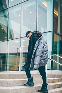man walking on stair thumbnail
