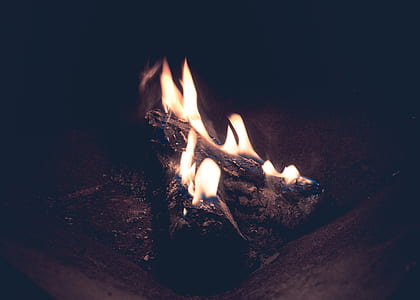 burning wood photo thumbnail