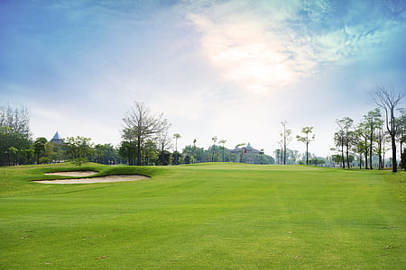 green grass golf filed thumbnail