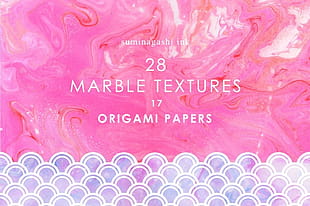 Suminagashi Marble Textures