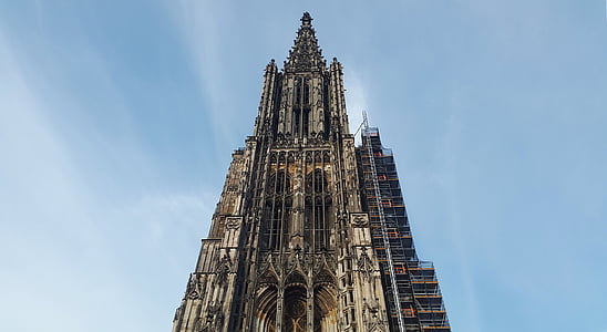architectural photography of brown building thumbnail
