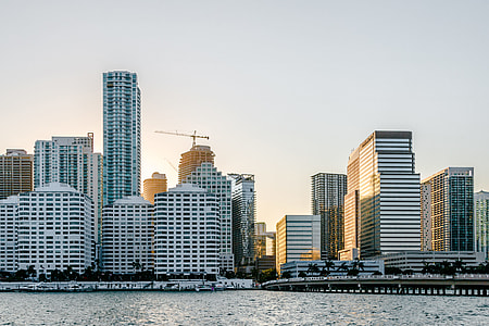 architectural photography of white buildings thumbnail