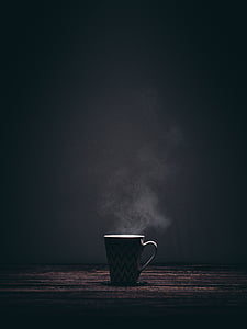 black and gray chevron coffee mug thumbnail