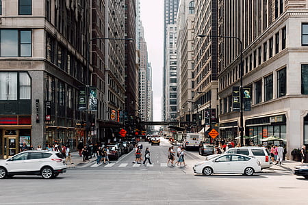 city, road, vehicles, people thumbnail