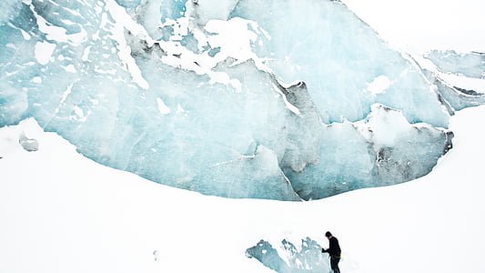 people, man, mountain, peak, summit, snow thumbnail